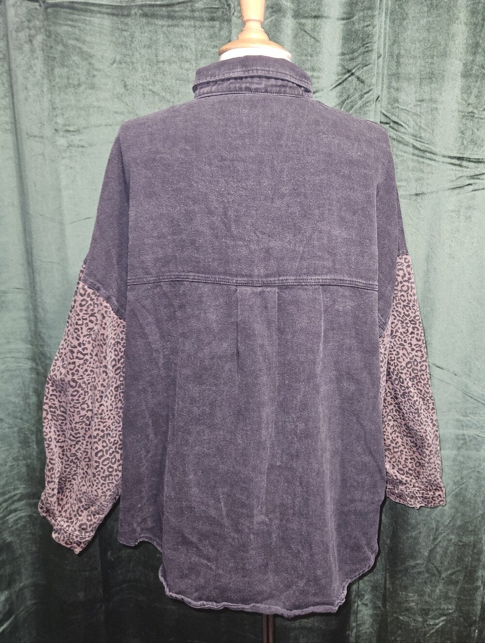 POL Leopard Print Shacket - Picture 3 of 5